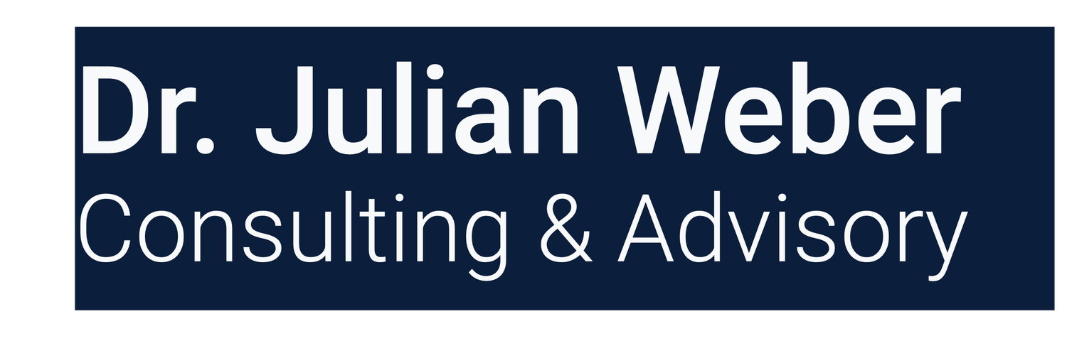 Dr. Julian Weber Consulting &amp; Advisory