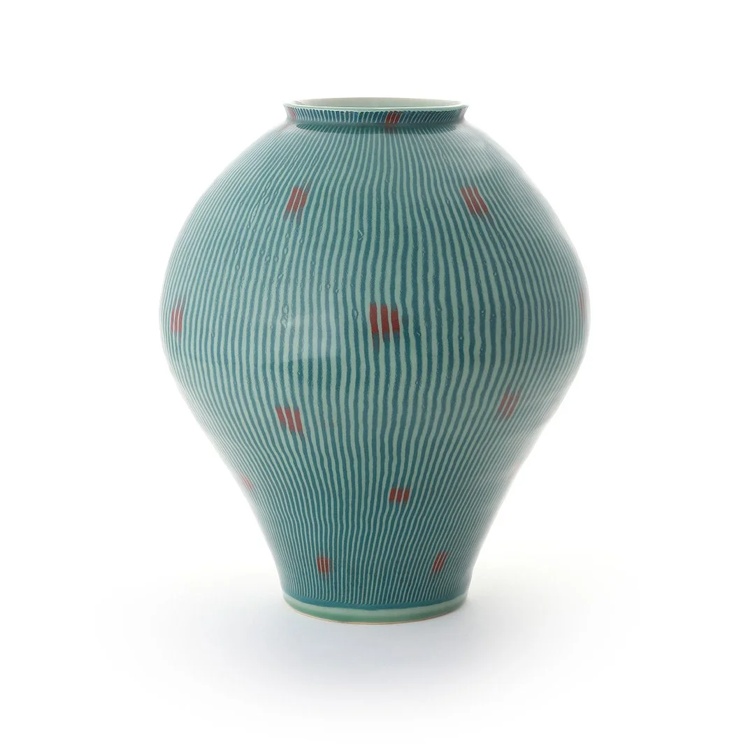 Lee Eun Bum - Large celadon jar