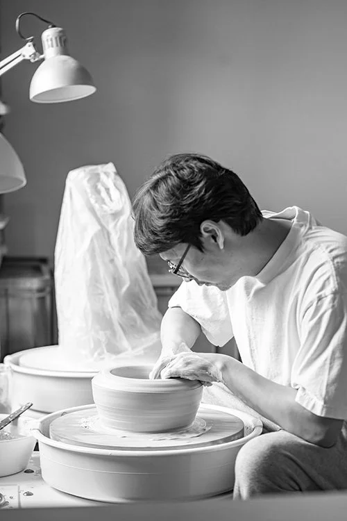 Kim Deokho, Korean ceramist, Vestige series, Magna Gallery Paris