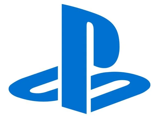 PlayStation logo in blue and white