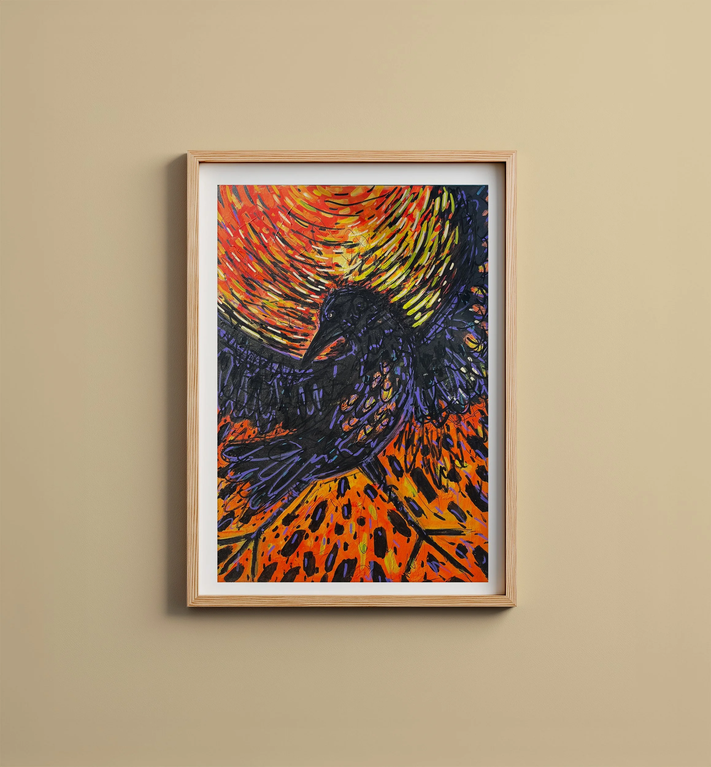 Stoned Crow -Fragments Print