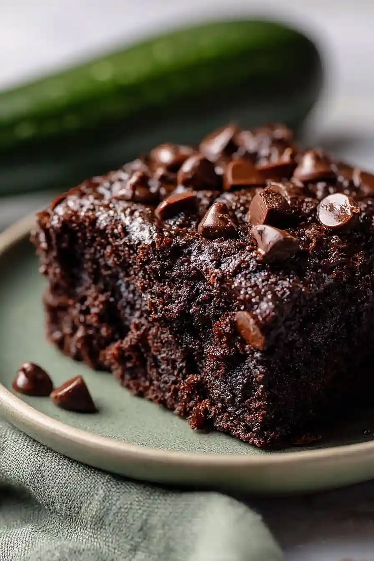 Gâteau au chocolat et courgette