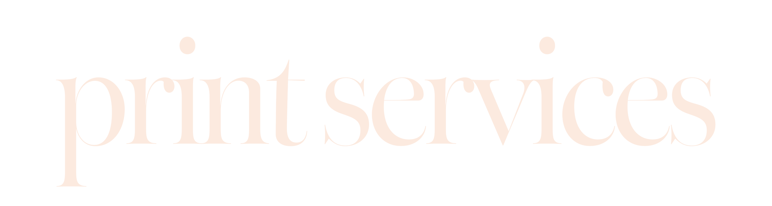 Print services logo with stylized text.