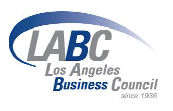 Logo of the Los Angeles Business Council with the text 'LABC Los Angeles Business Council since 1936'.