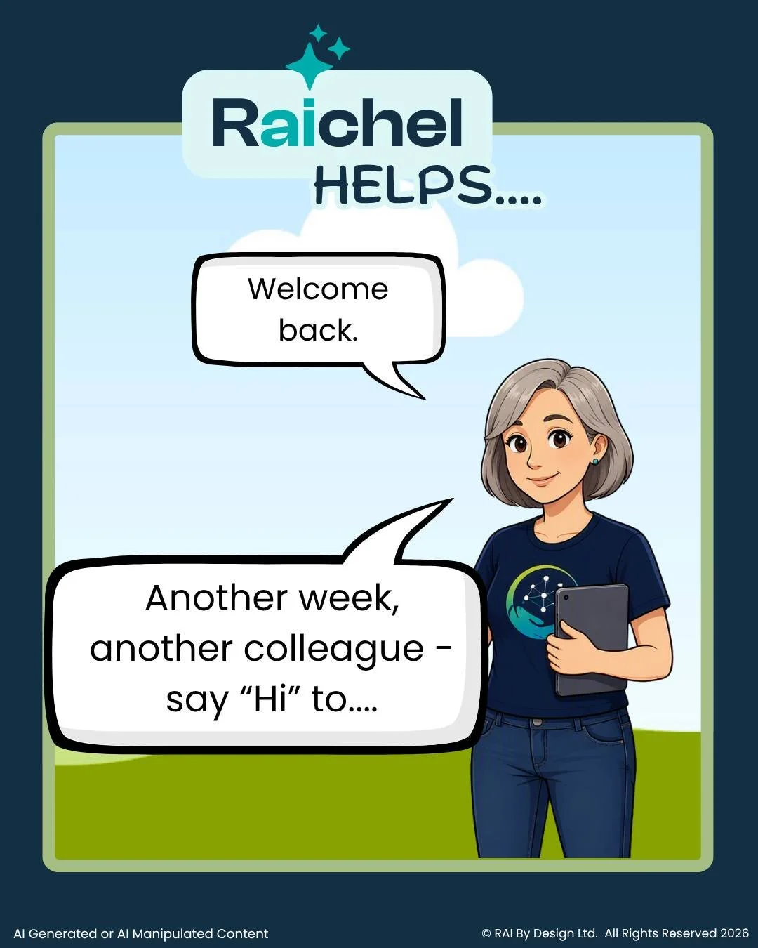 Another week, another character to meet before we start our Responsible AI comic series 

MEET THE CREW:  REG our AI Regulator

He isn't trying to slow innovation down - he's trying to make sure it deserves people's trust.

Safe. Fair. Transparent. A