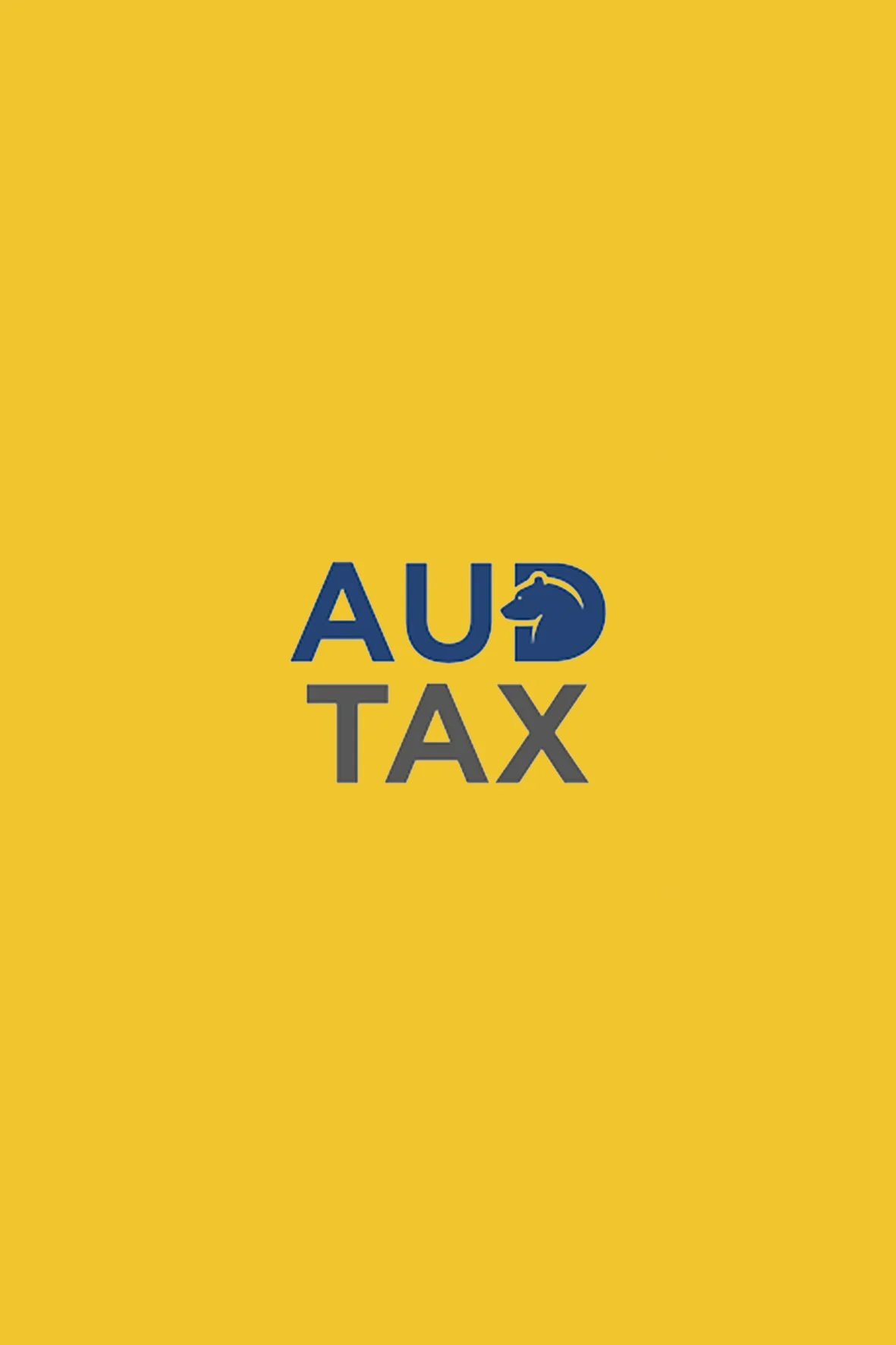 Logo mit dem Wort 'AUDIT' und einem Hundemotiv auf gelbem Hintergrund.