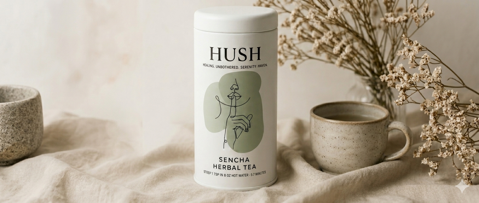 HUSH Sencha Green Tea