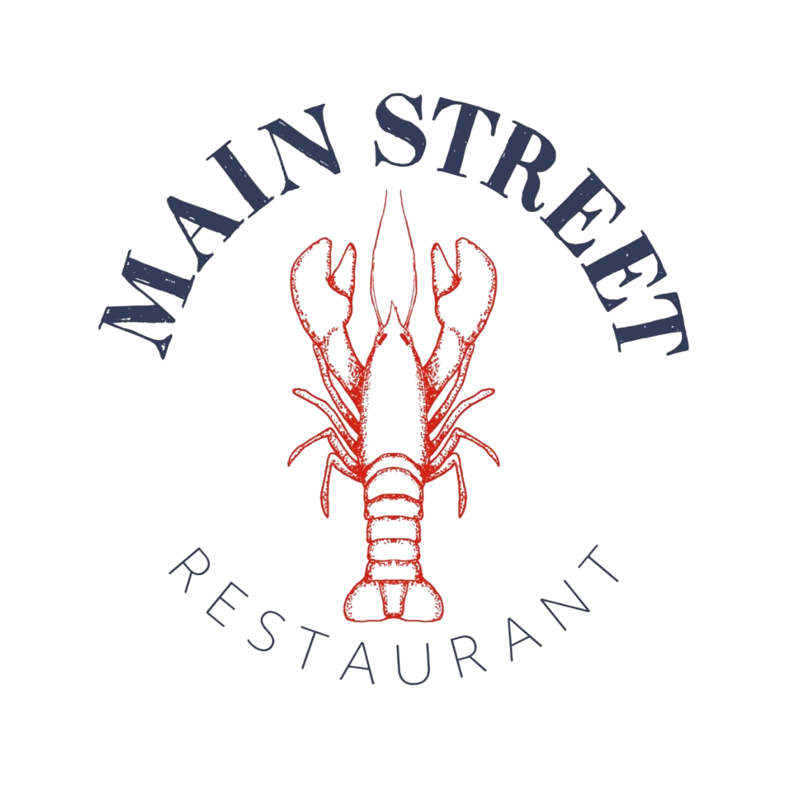 Lobster with the words "Lobster Stock" in a semi-circle above it.