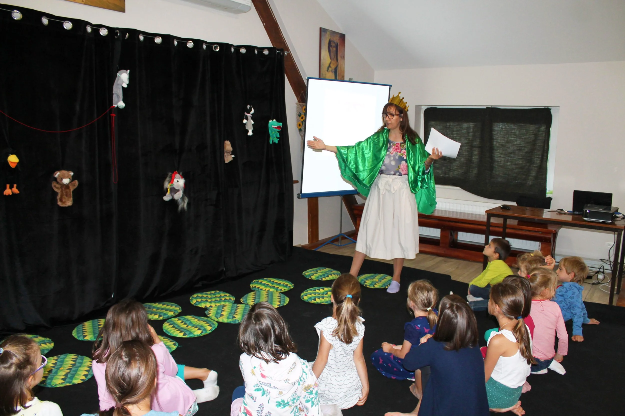 Game and story with author Veronica Iani