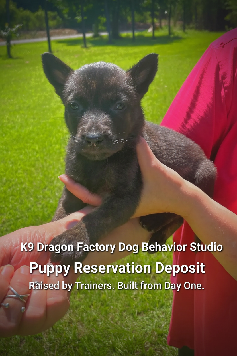 Puppy Reservation Deposit – Current Litter (Non‑Refundable)