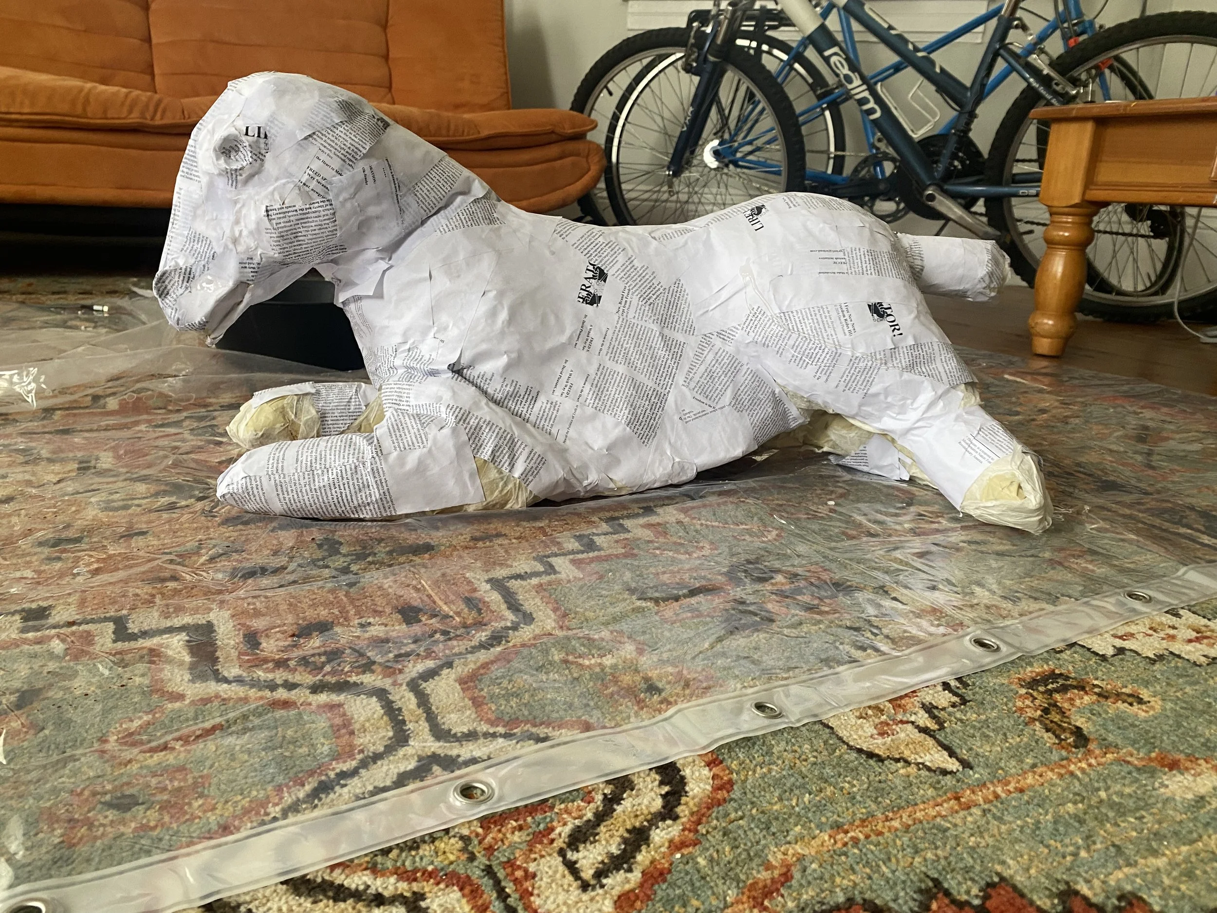 Skinned Sheep in Progress