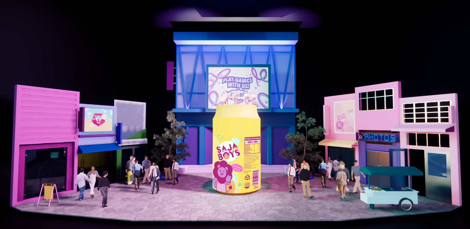 Soda Pop Theatre Set