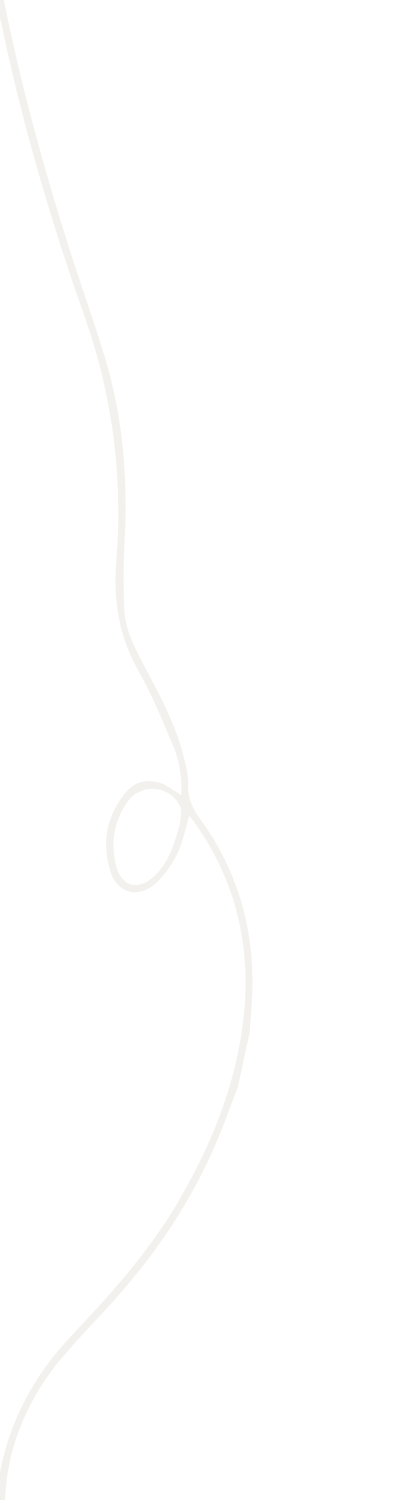 A simple black and white line drawing of a long hairpin curve with a small loop near the middle.