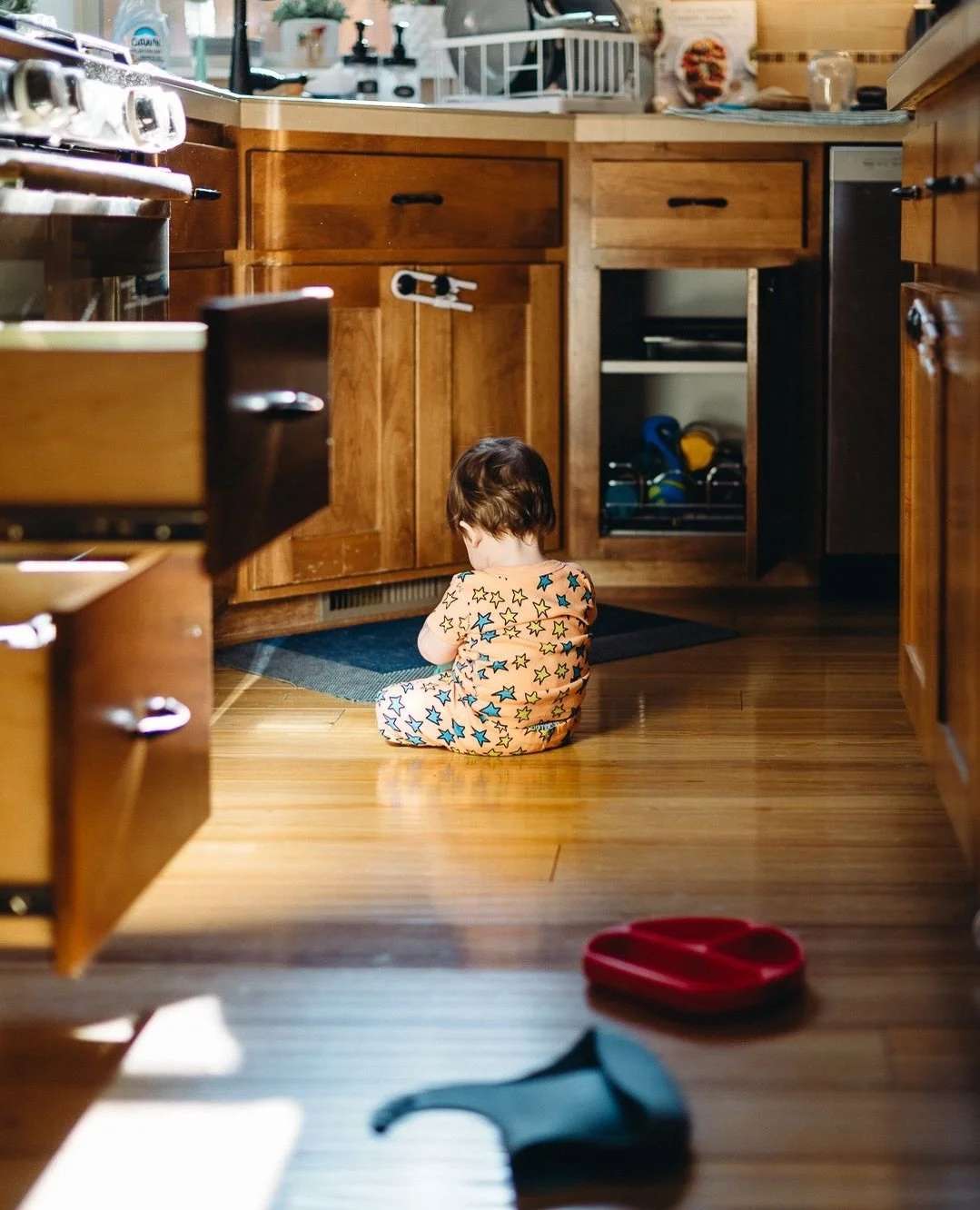Pulling open any drawer or cabinet door that he can -⁠
strewing everything all over the floor⁠
scaling any object that looks like it can be climbed -⁠
always following big brother, and wanting to belong.⁠
⁠
How has a whole year of you passed already?