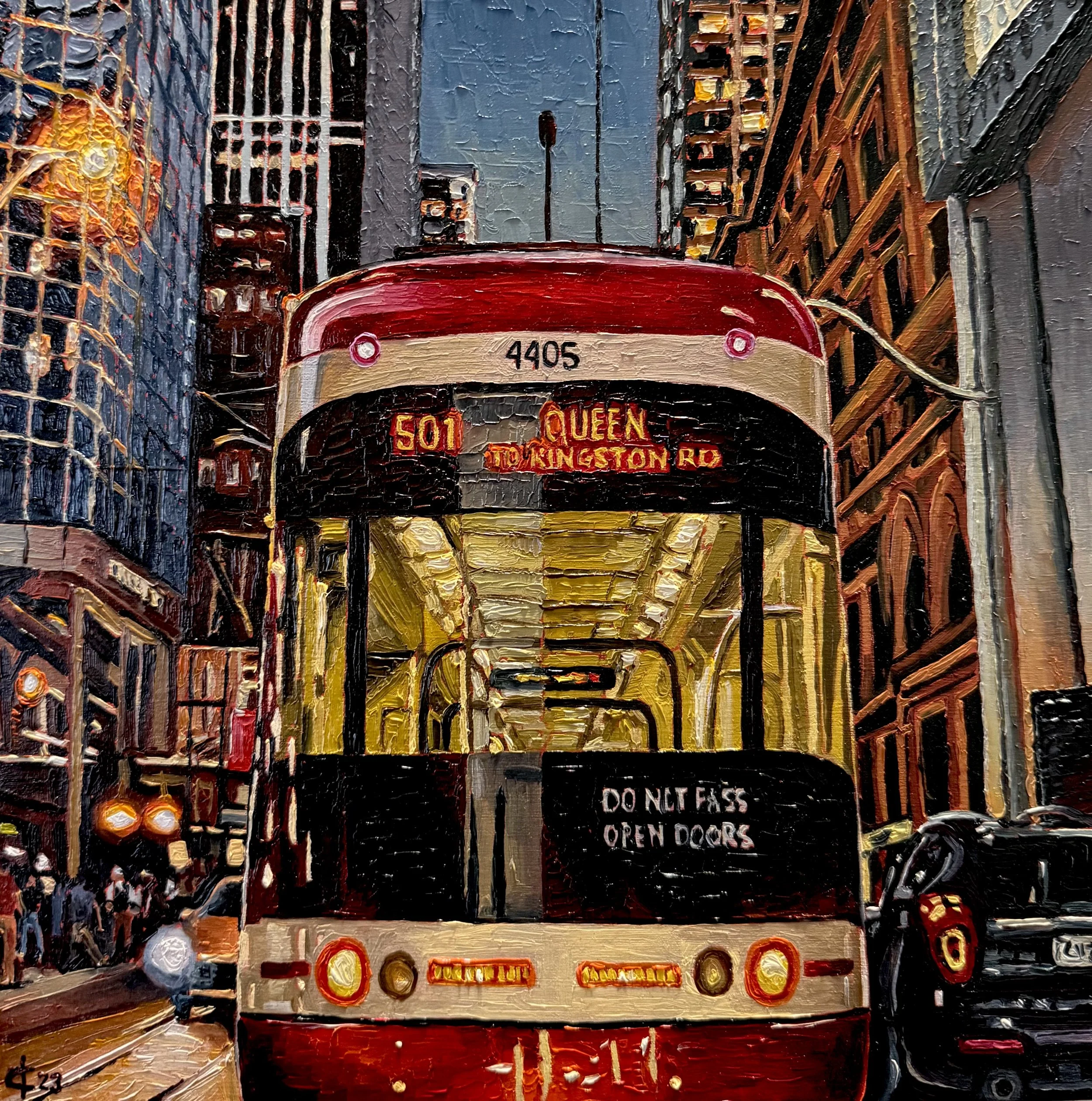 501,
12 x 12 in, oil on wood panel