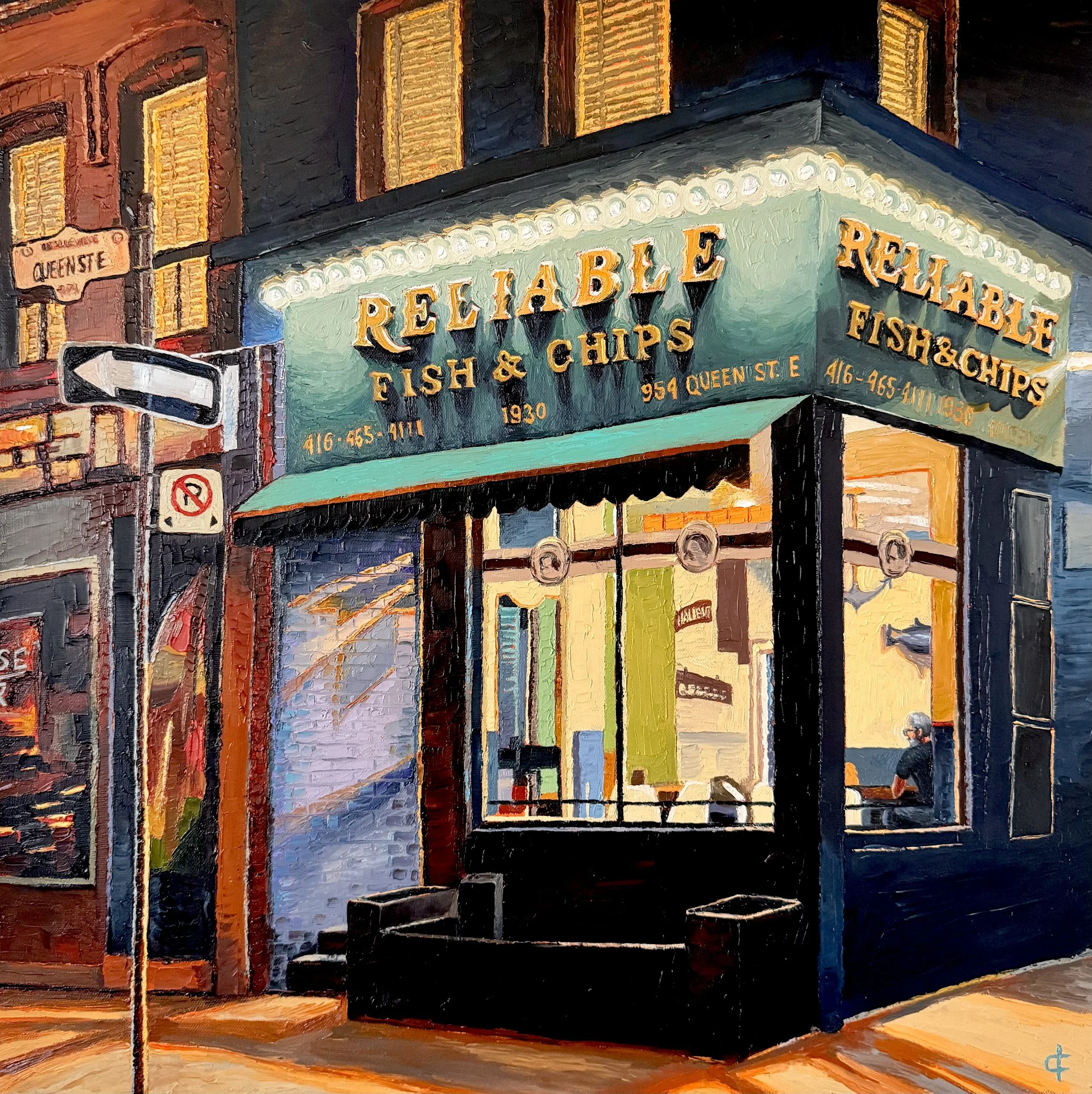 Reliable,
24 x 24 in, oil on canvas