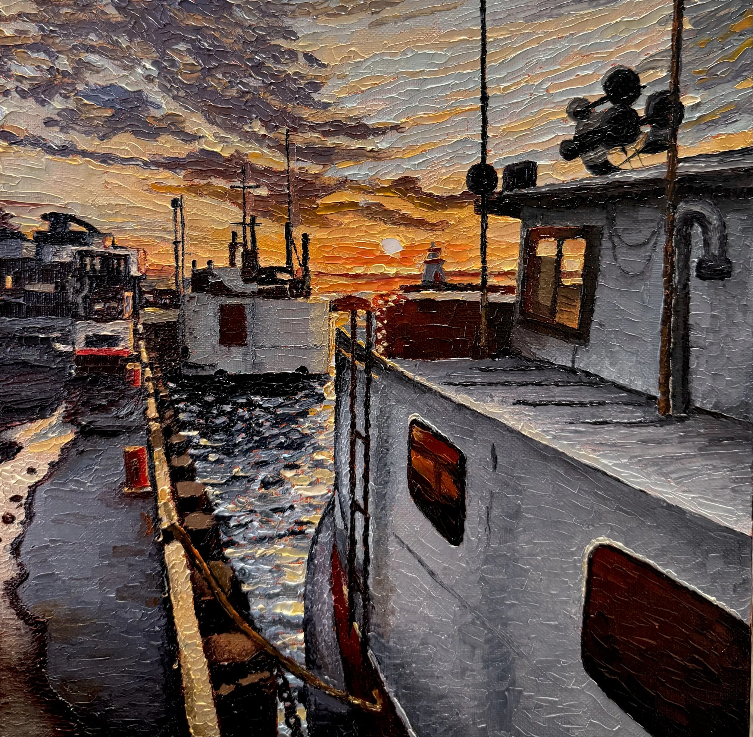 A Quiet Moment,
12 x 12 in, oil on canvas