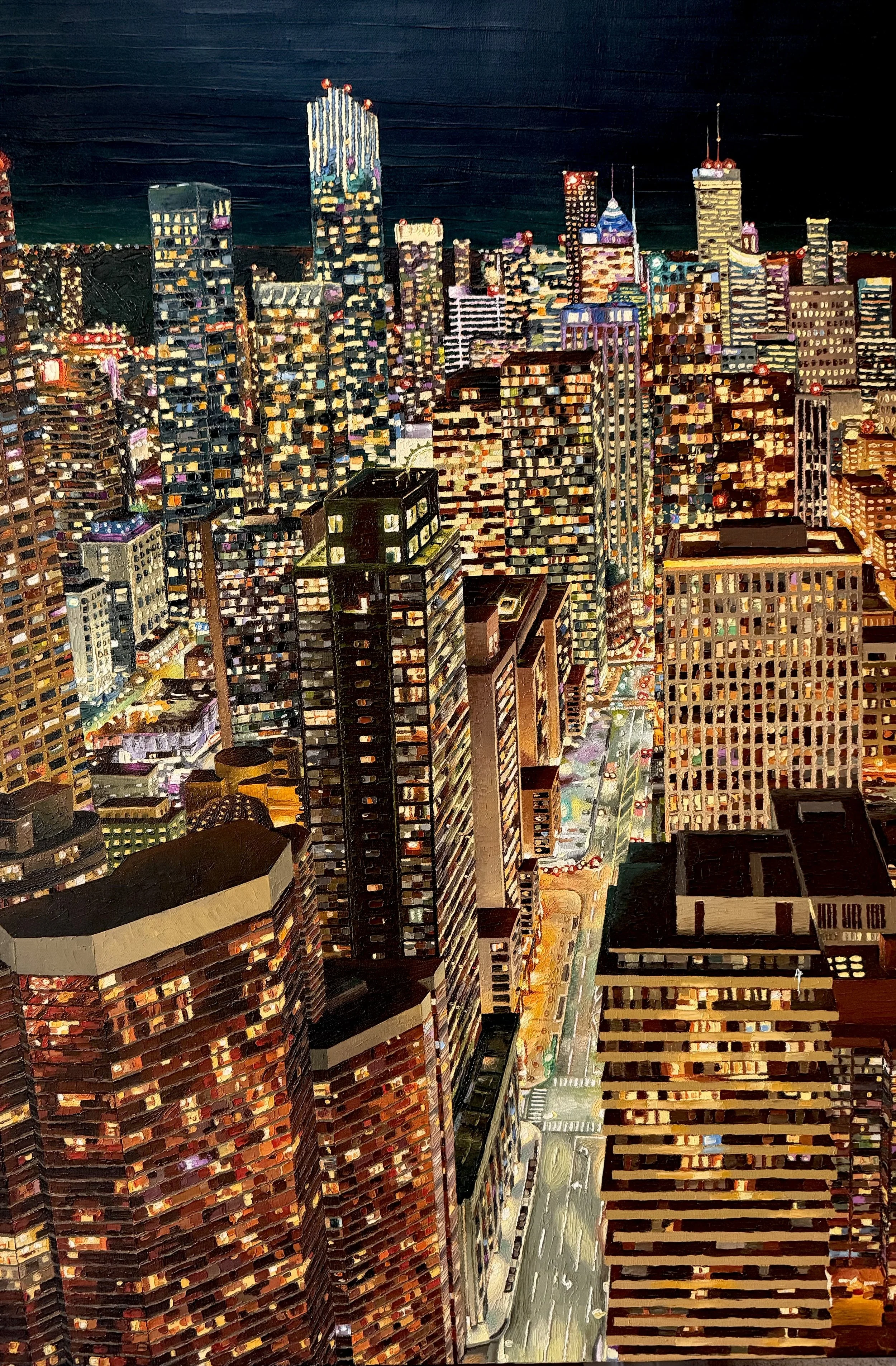 Bay Street II,
24 x 36 in, oil on canvas