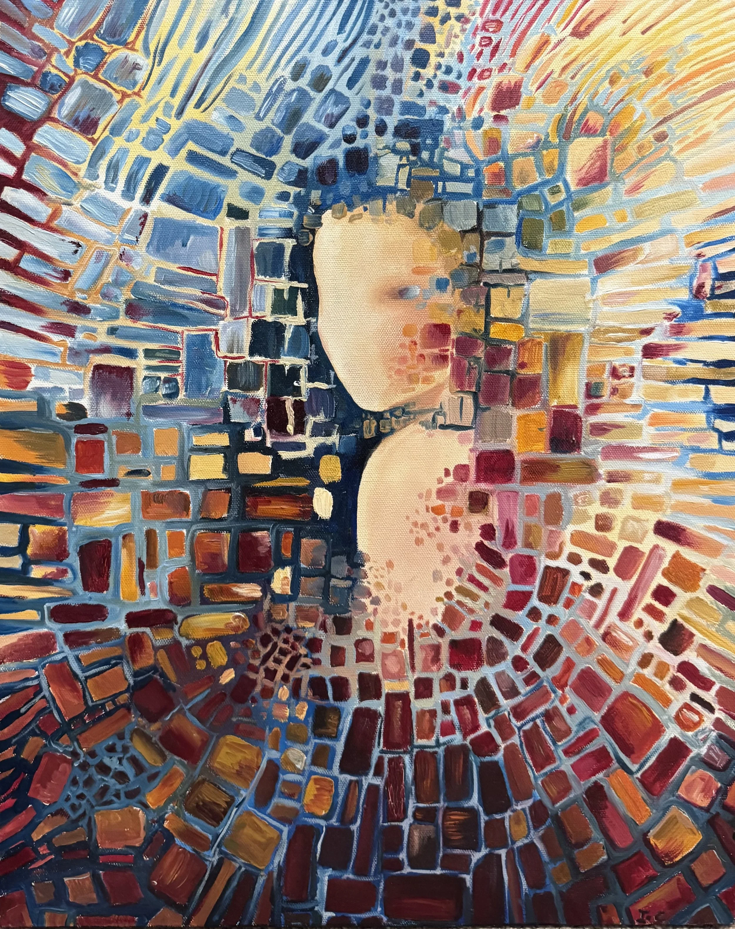 Self Portrait,
16 x 20 in, oil on canvas