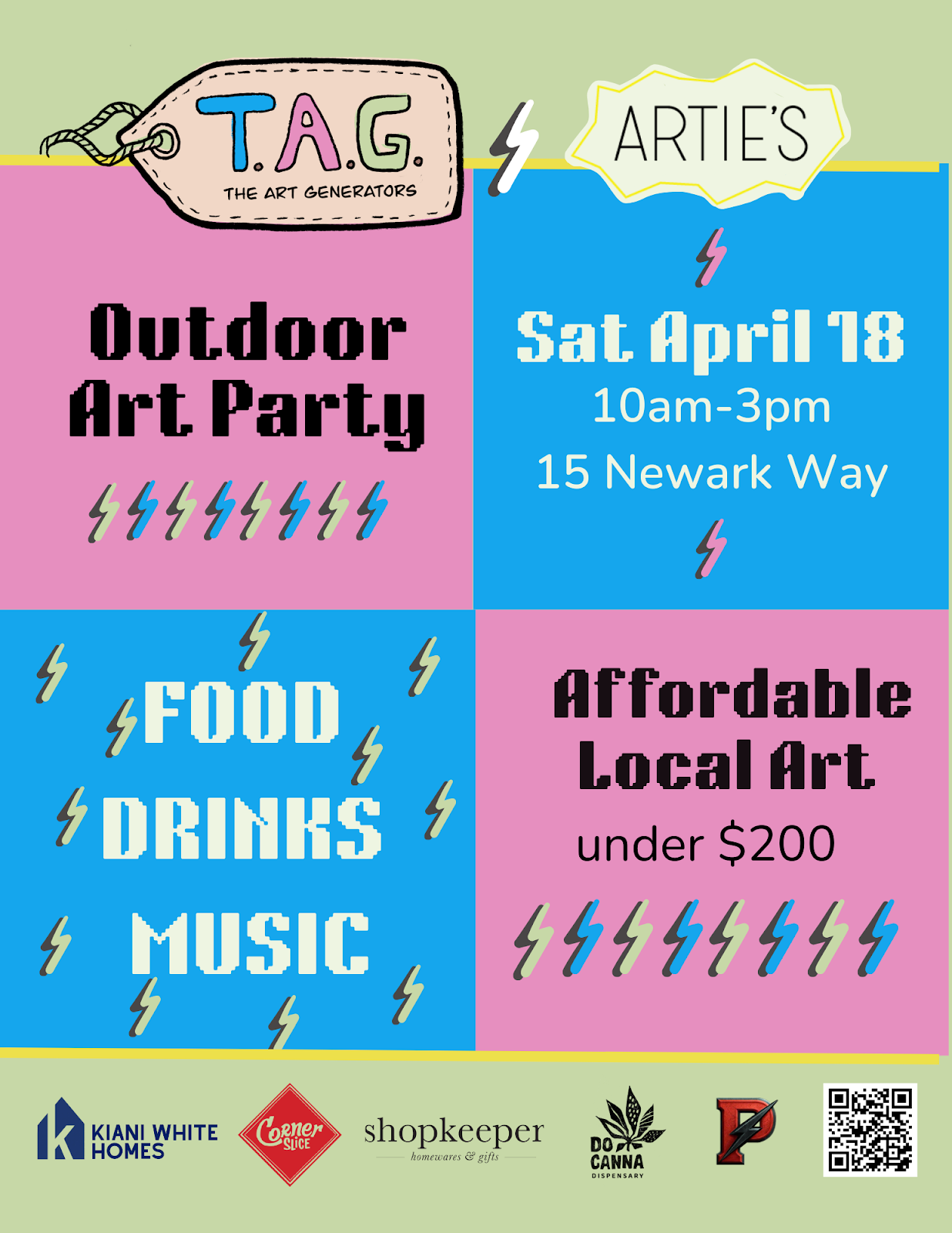 Mondo Mosher at the TAG x Artie’s - Outdoor Art Party!