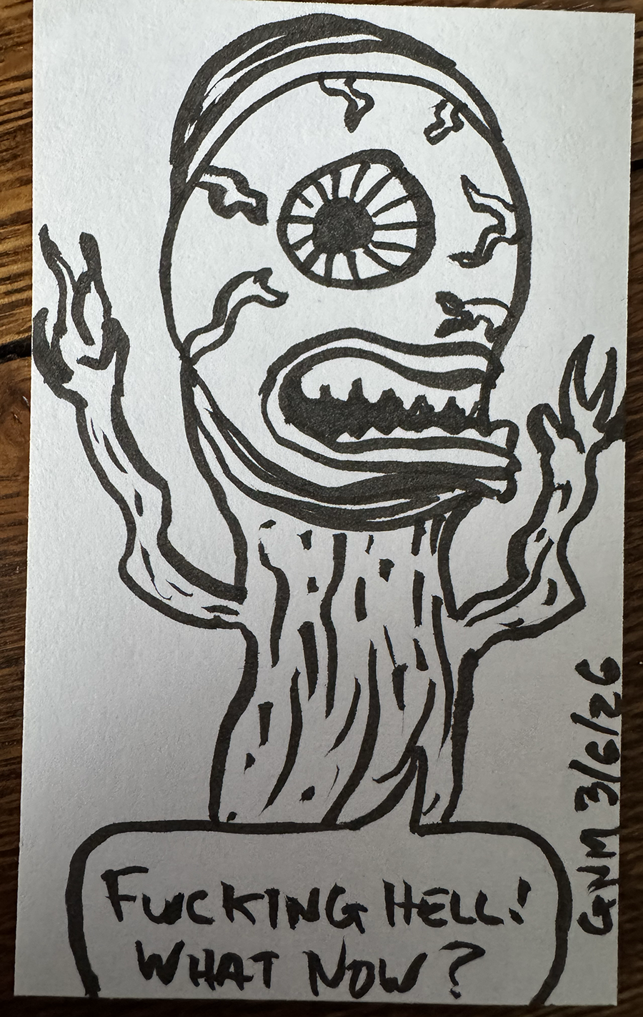 Eyeball, Hell, You Know The Drill