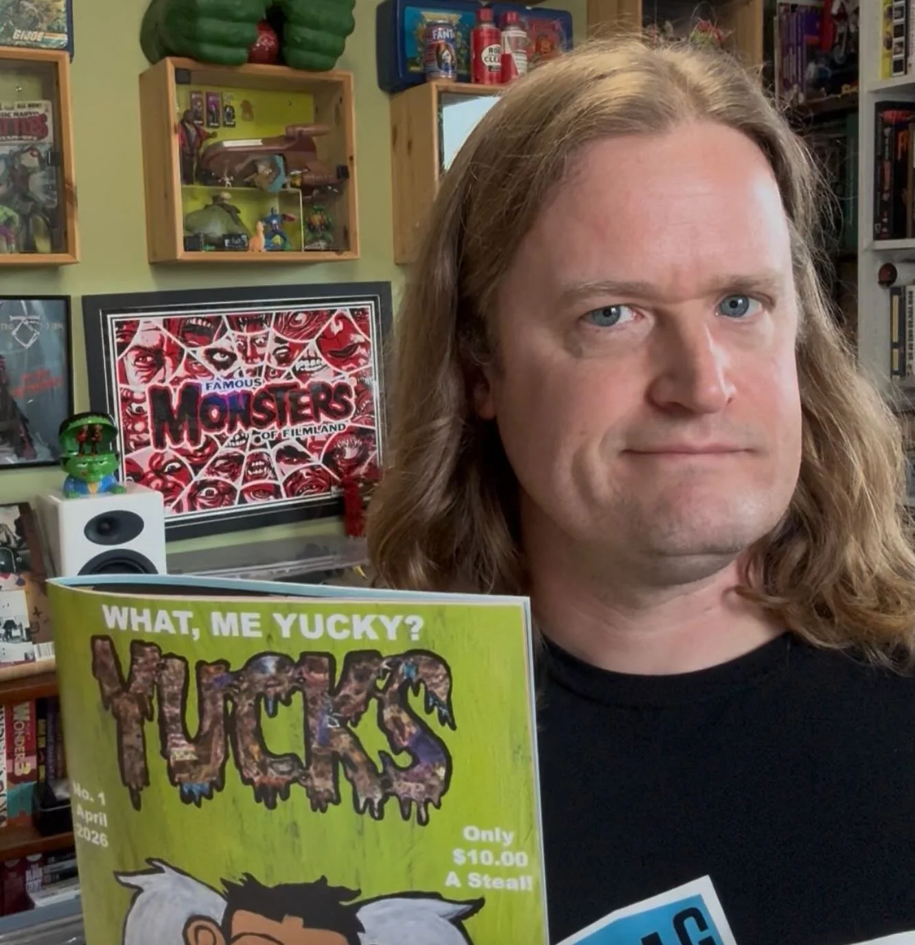 The launch of YUCKS exceeded all expectations! Thank you to everyone who bought a copy yesterday. Also, thank you to @theartgenerators for putting on such kickass show and letting me be a part of it. But wait, I&rsquo;d also like to thank the crew fr