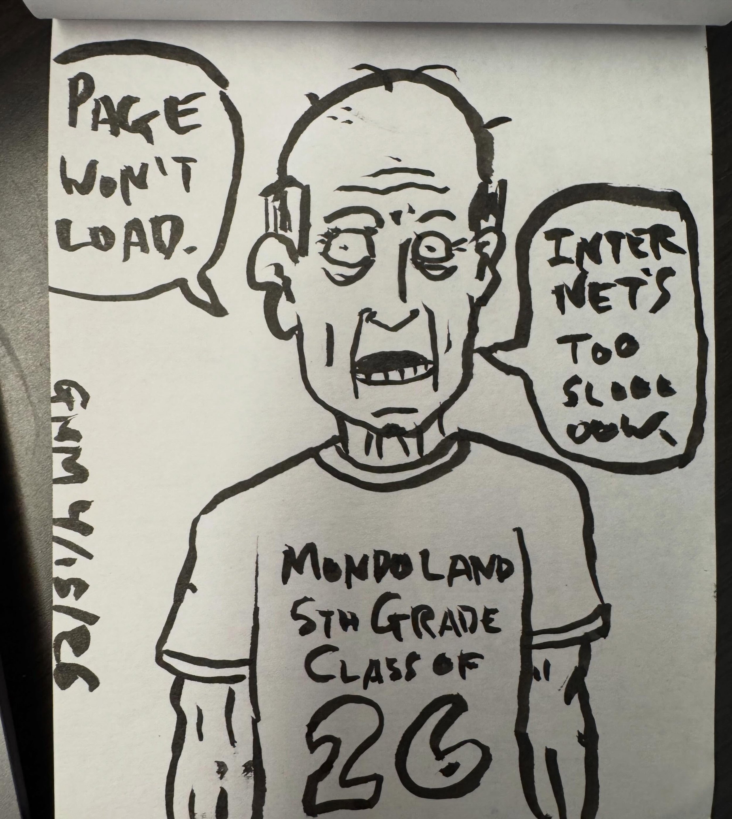 That poor 5th grader, getting old waiting for a page to load like it&rsquo;s 1996.
