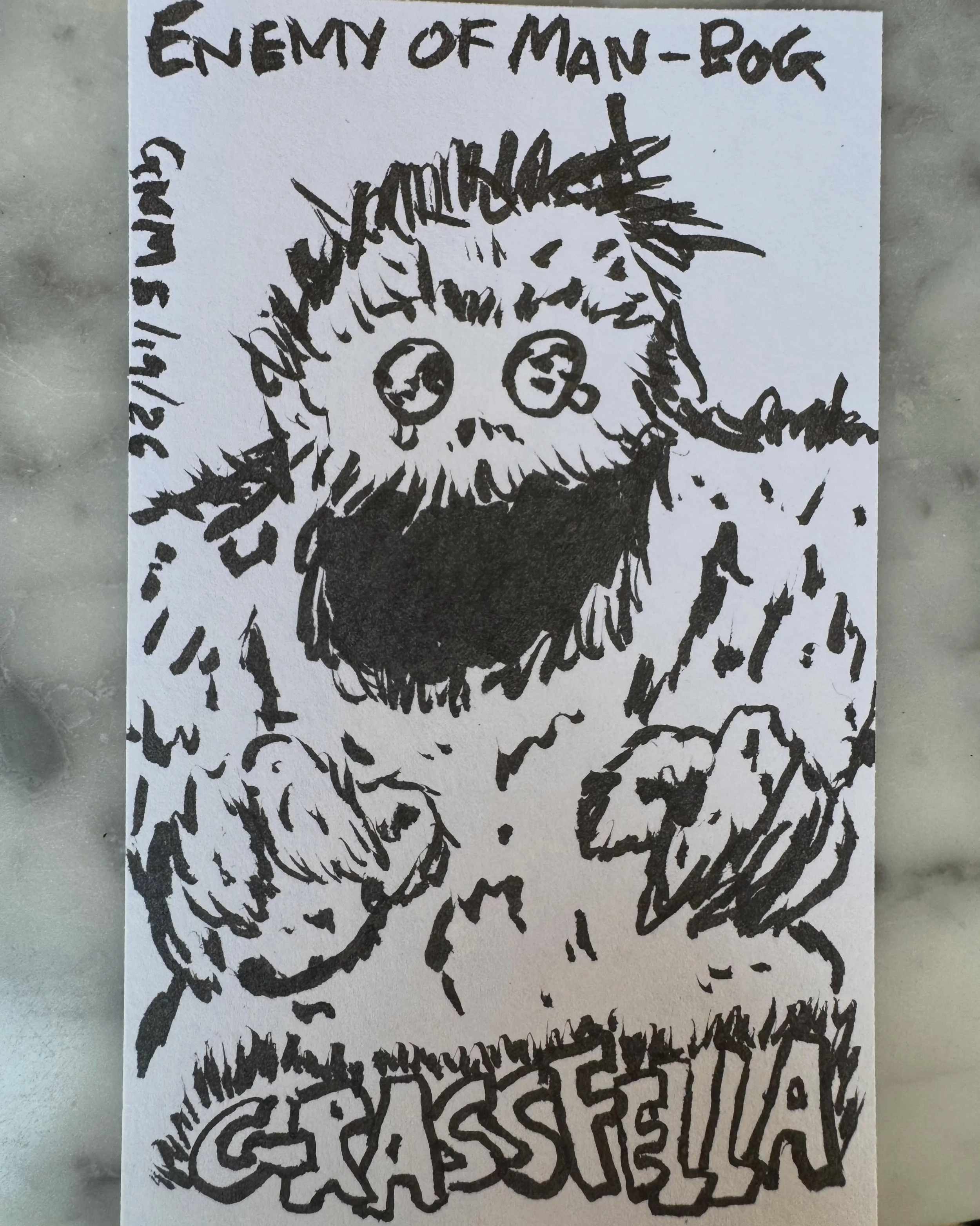 Look out Man-Bog! It&rsquo;s Grassfella!