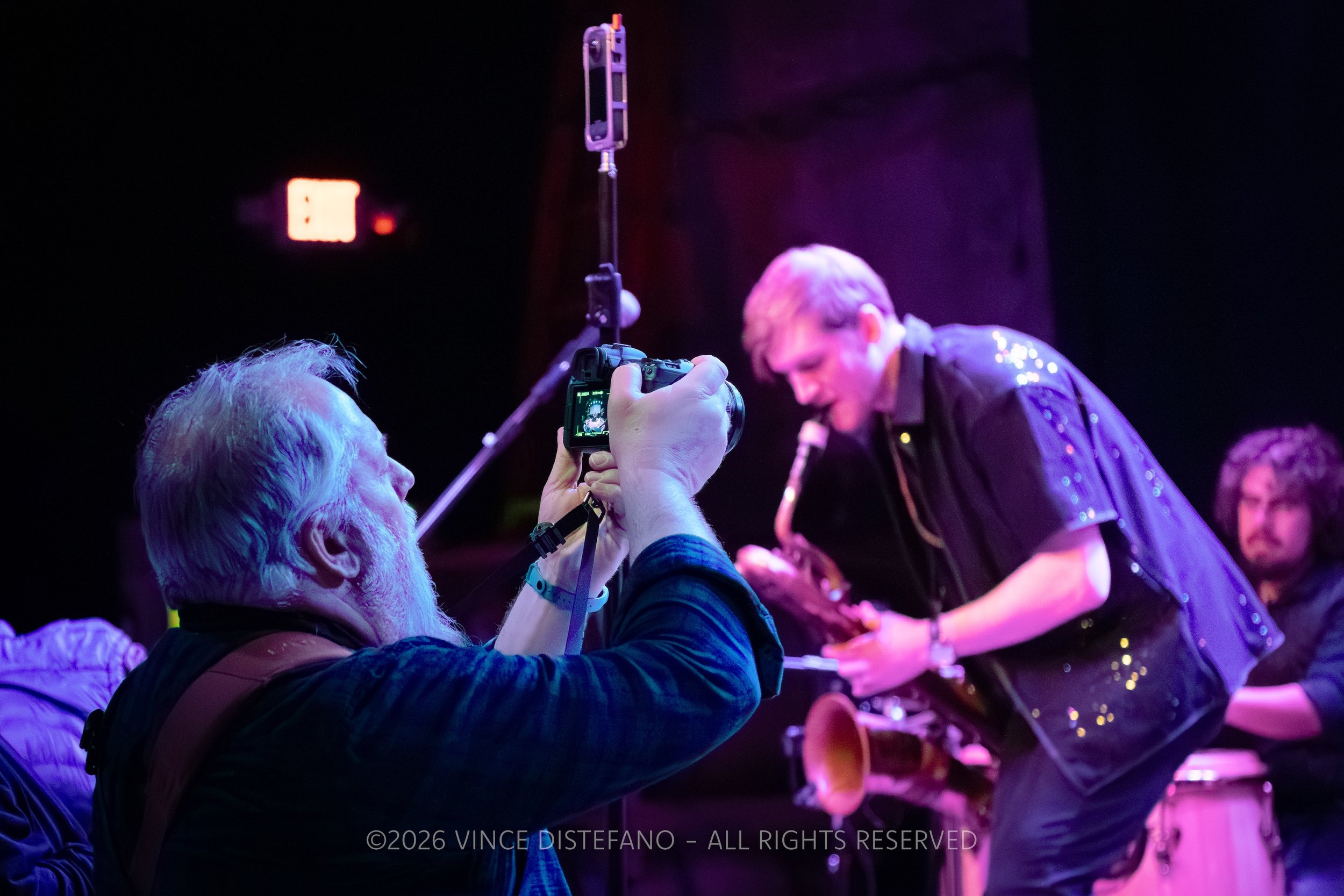 Bryan Thomas photographs Logan Kurkek of the Bobby Gentilo Trio at Lancaster Roots and Blues