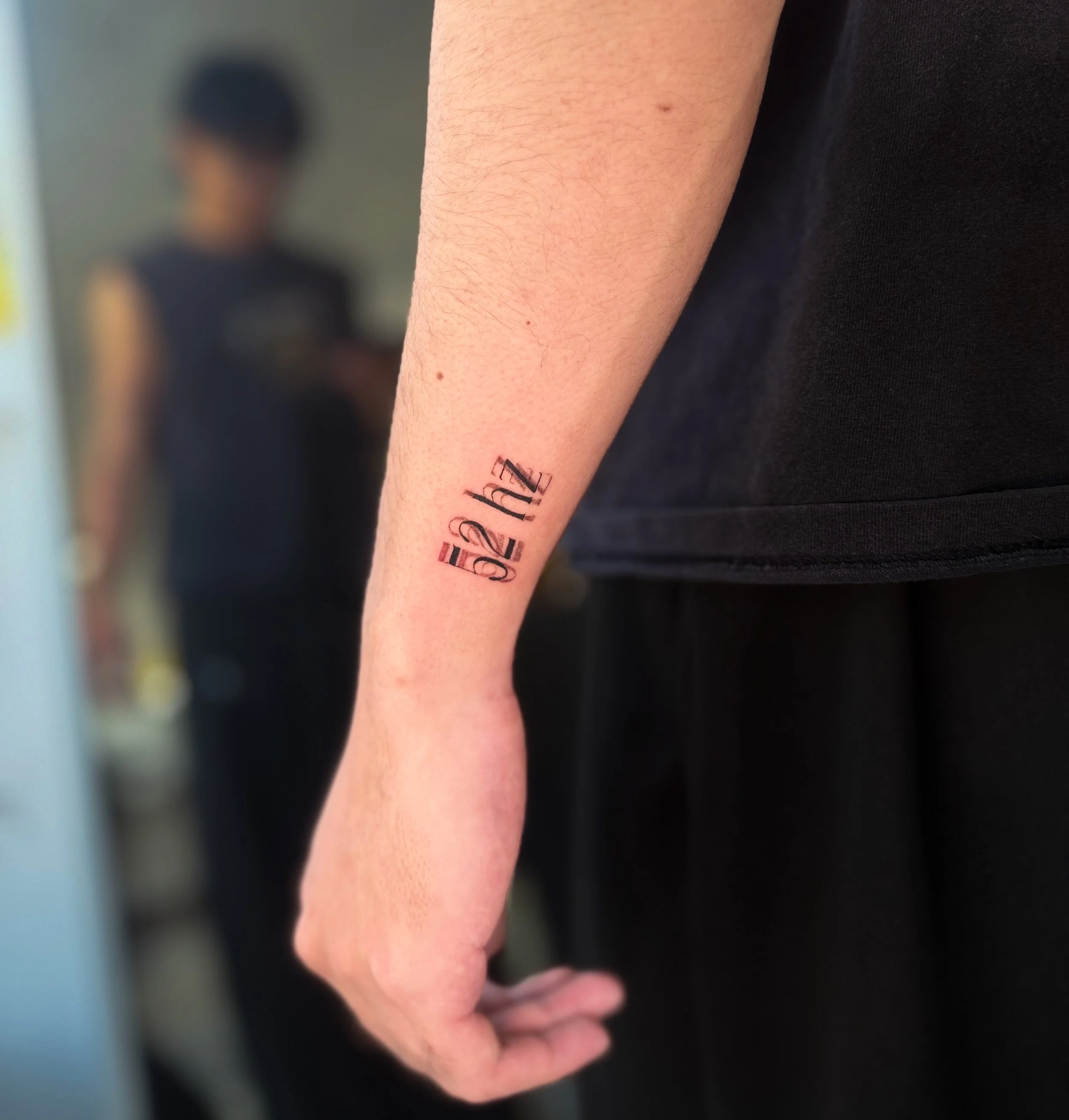 Lettering tattoo by Let’s Tatt Studio Chiang Mai