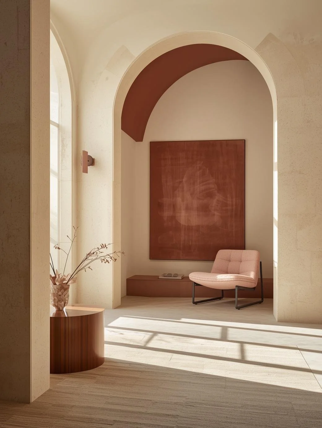 Homepage design for a wellness practice website with clear services, calming colors, and easy navigation