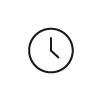 A clock showing the time as 3:00.