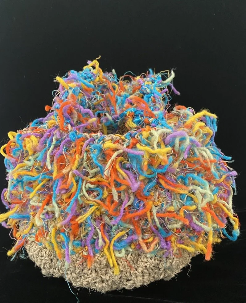 Handbag1_Sea Aneamone_ Hand-Crocheted, Knotted, Stitched with various Yarns.jpeg