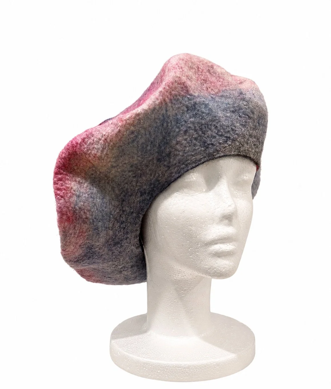 Hat3(reversible)_Cocoon Hat _life size_ hand-felted merino wool, yarn.jpeg