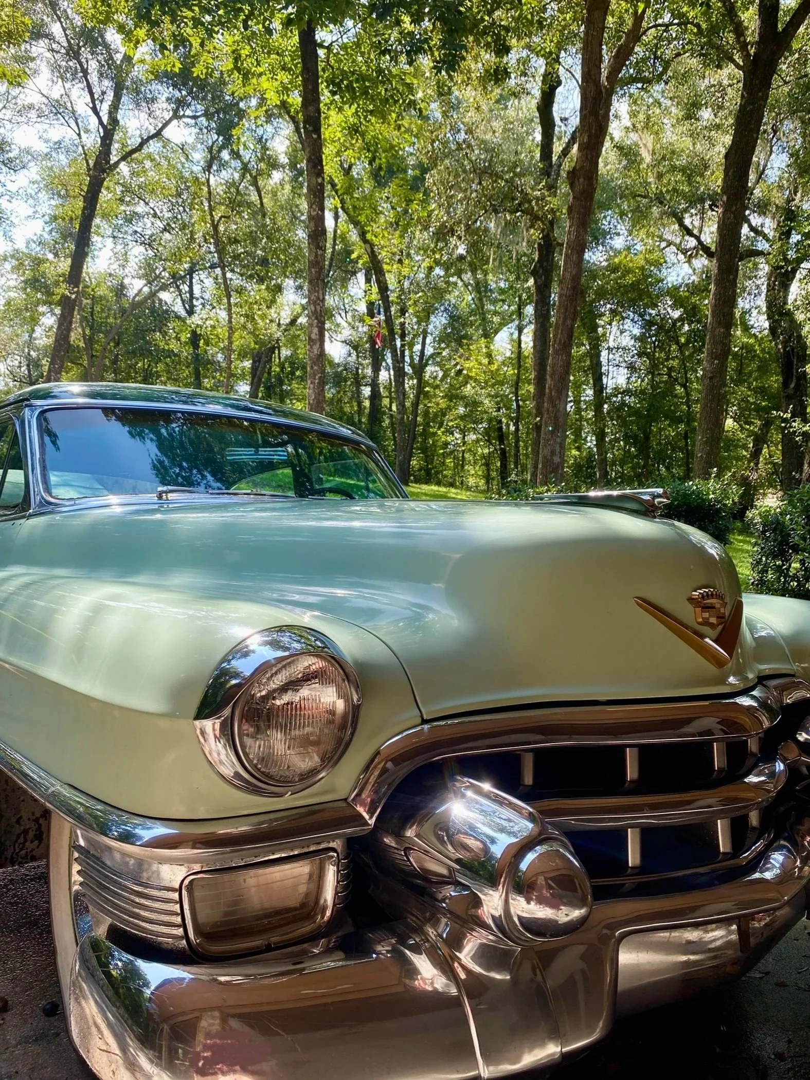 Chrome grill 1953 Cadillac