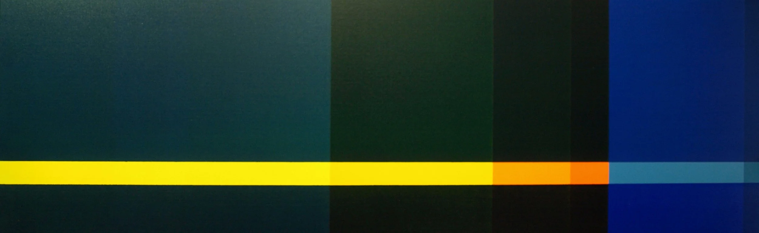 Untitled 24x72 oil & acrylic on canvas Sold