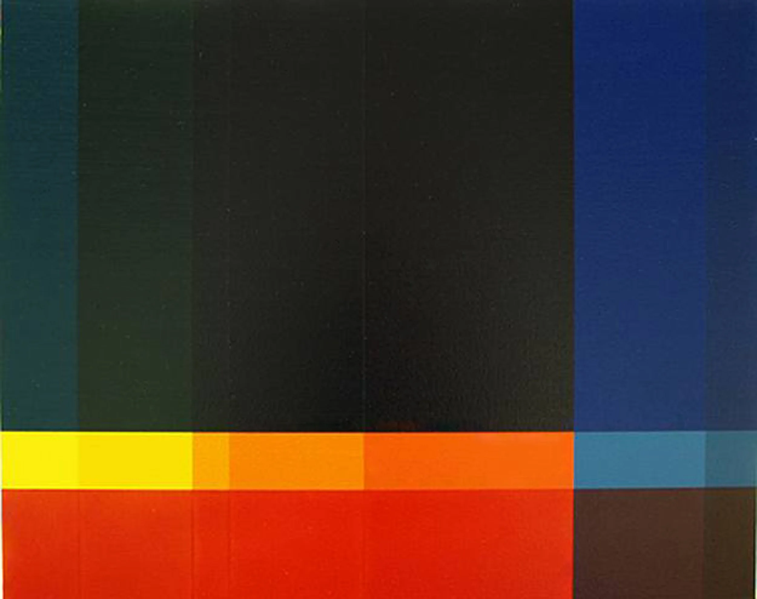 Untitled 16x20 acrylic & oil on hardboard Sold