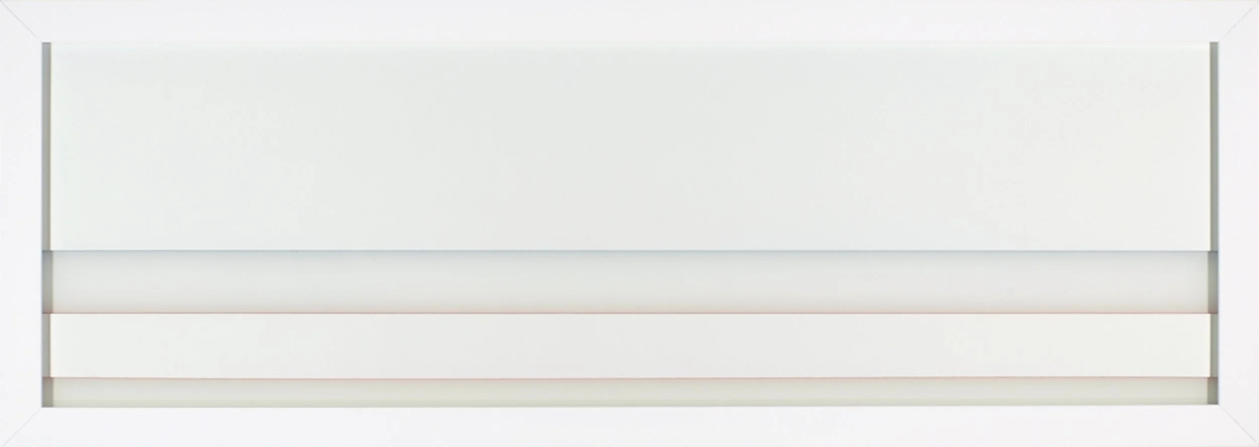 Untitled 10.5x30 acrylic & enamel on acrylic glass Sold