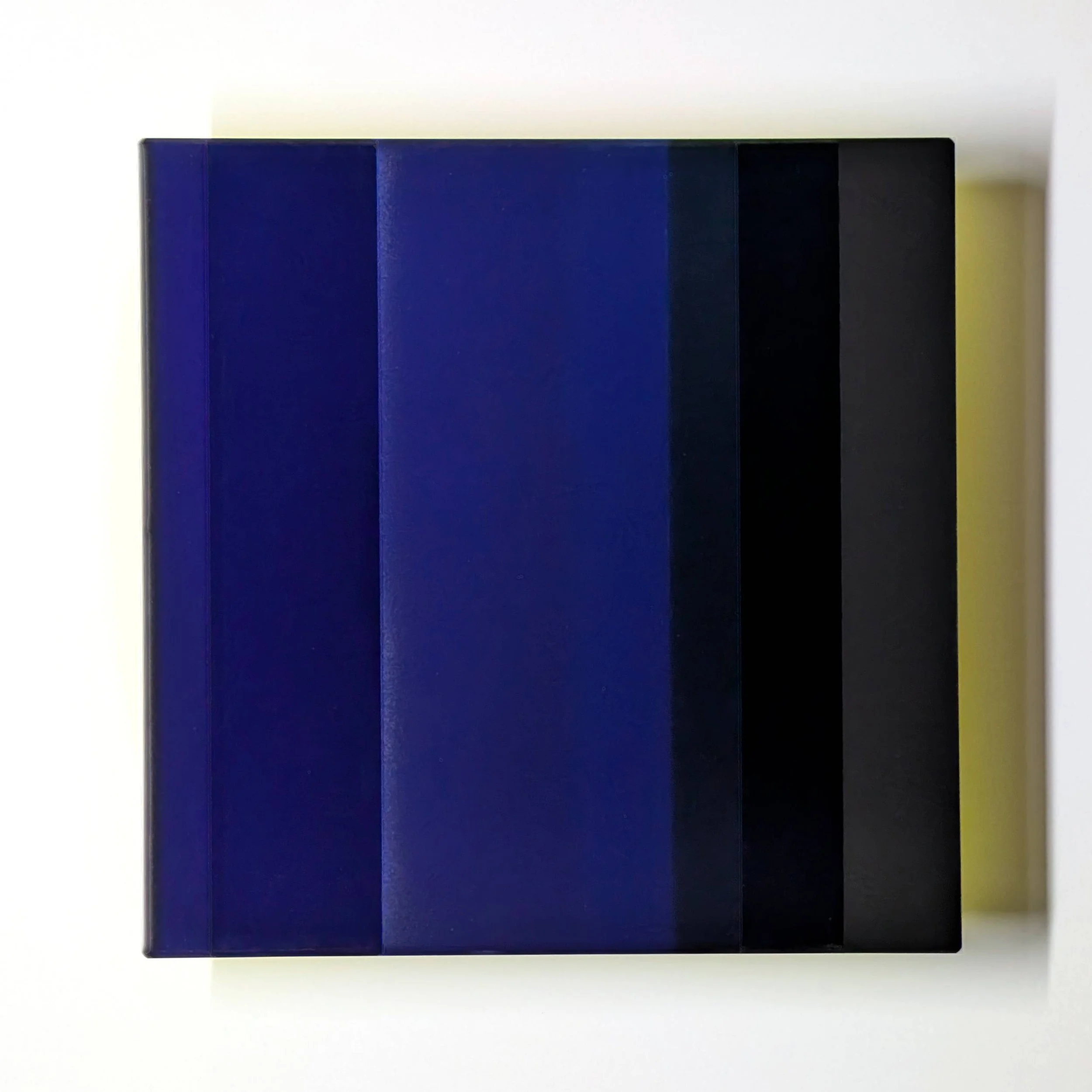 2.4.26
Acrylic, metal-complex dye, and resin on acrylic glass, mounted on wood cradle 12x12x1.75