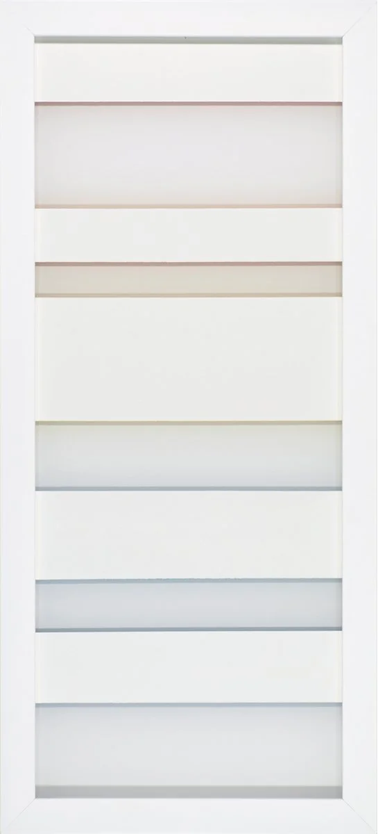 Untitled 7x39 acrylic & enamel on acrylic glass