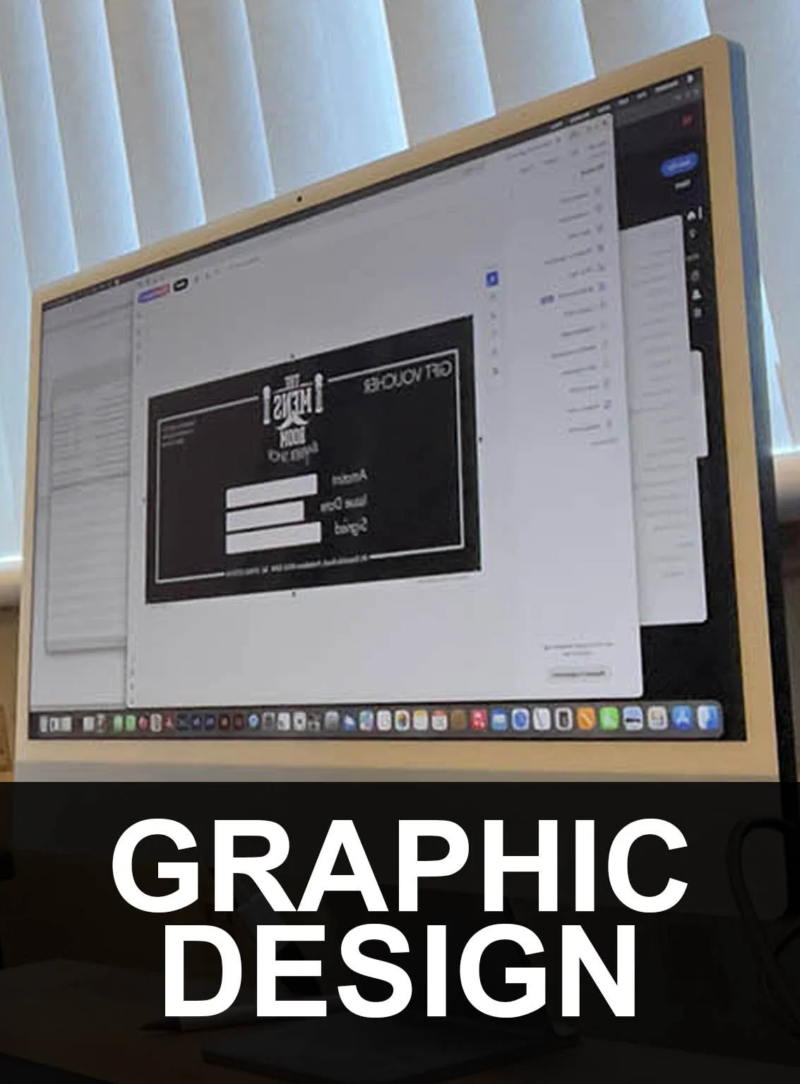 I can email graphic design proofs before printing for approval.