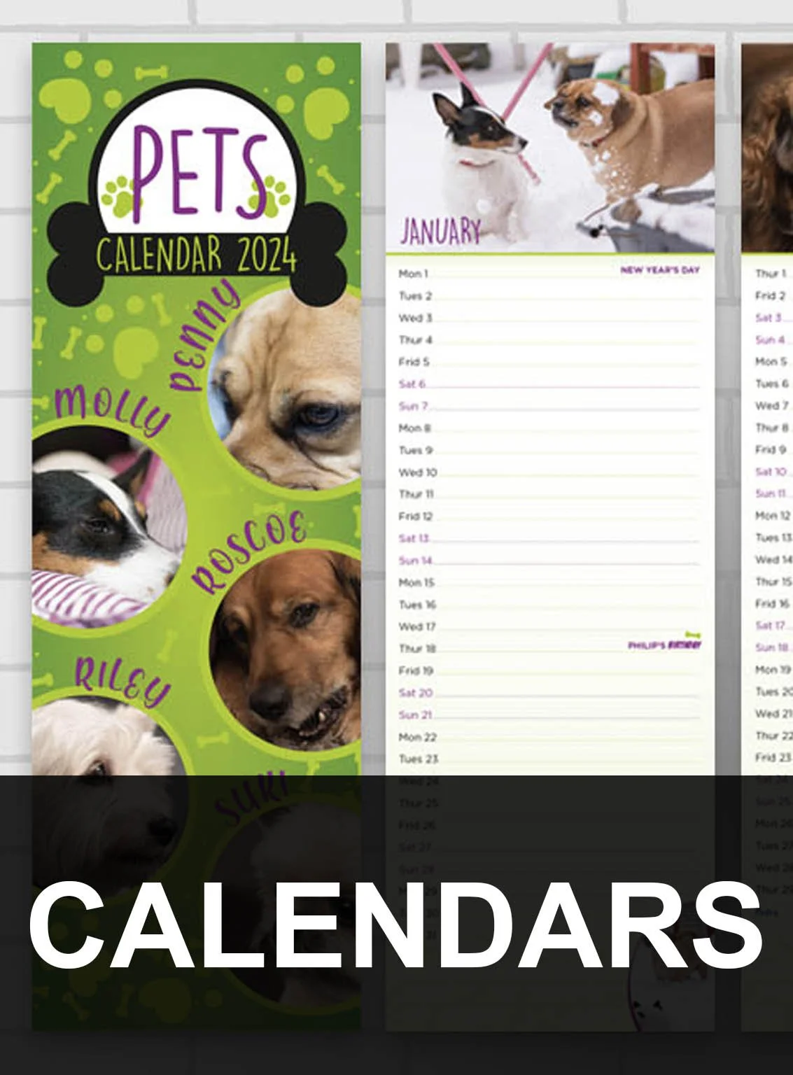 Graphic design can use Photos and creative typography.