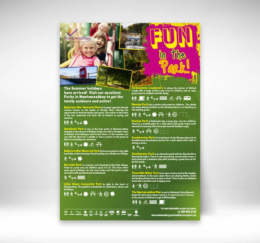 Graphics can have more text and information nicely laid out for readability.