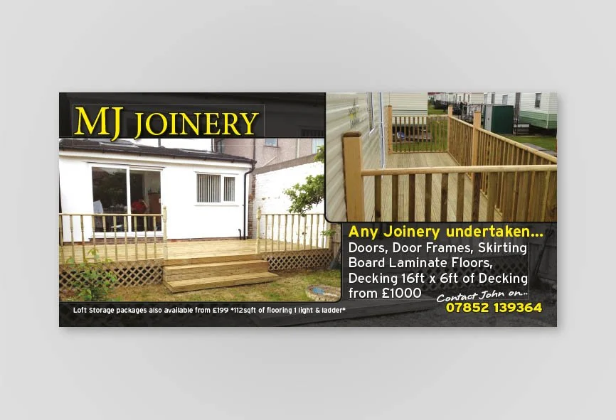 2-sided DL flyer printing with free delivery to your business saving you time and money.