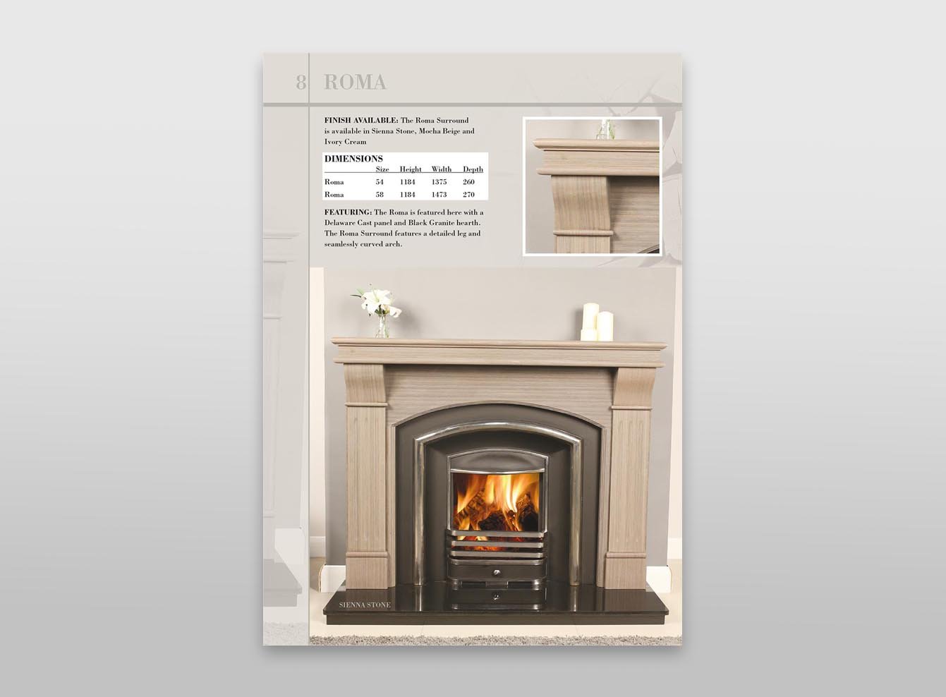 Creative brochures don't need to be A4 size.