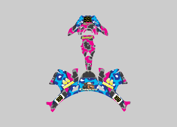 Racing Helmet Wrap