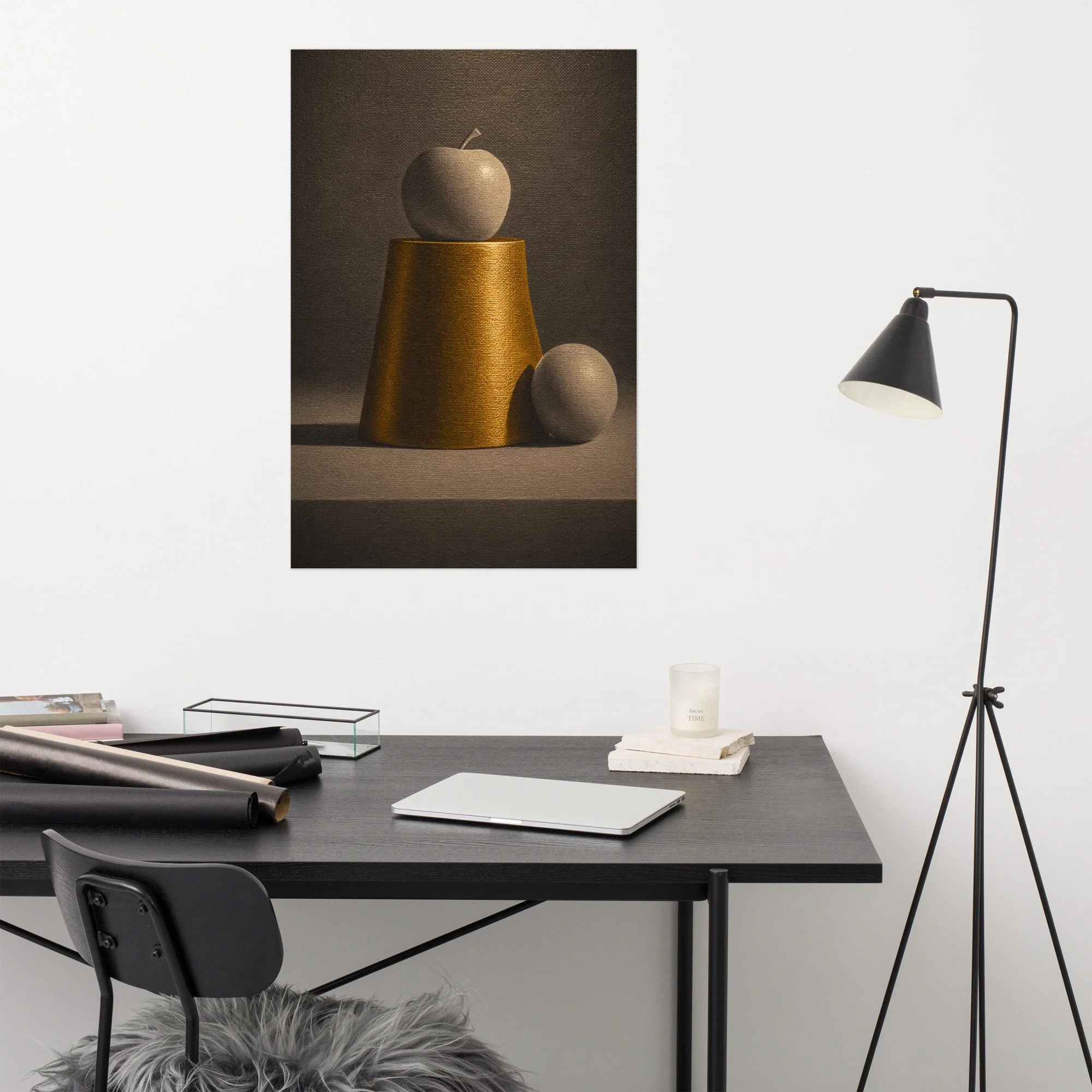 Cone and Apple Art Print
