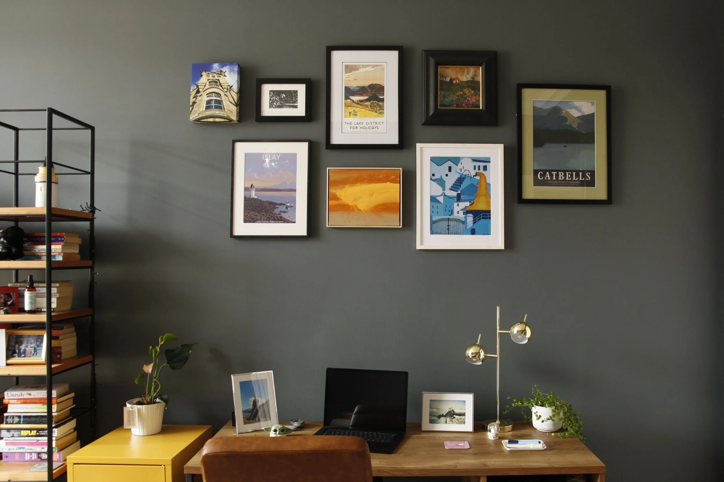 Montage design, New Town home office, Edinburgh. 
