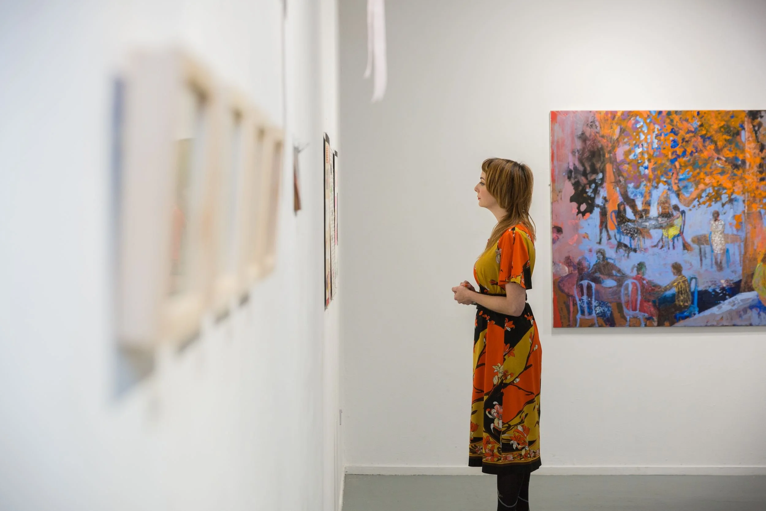 Group exhibition hang, Patriothall Gallery in Stockbridge, Edinburgh.