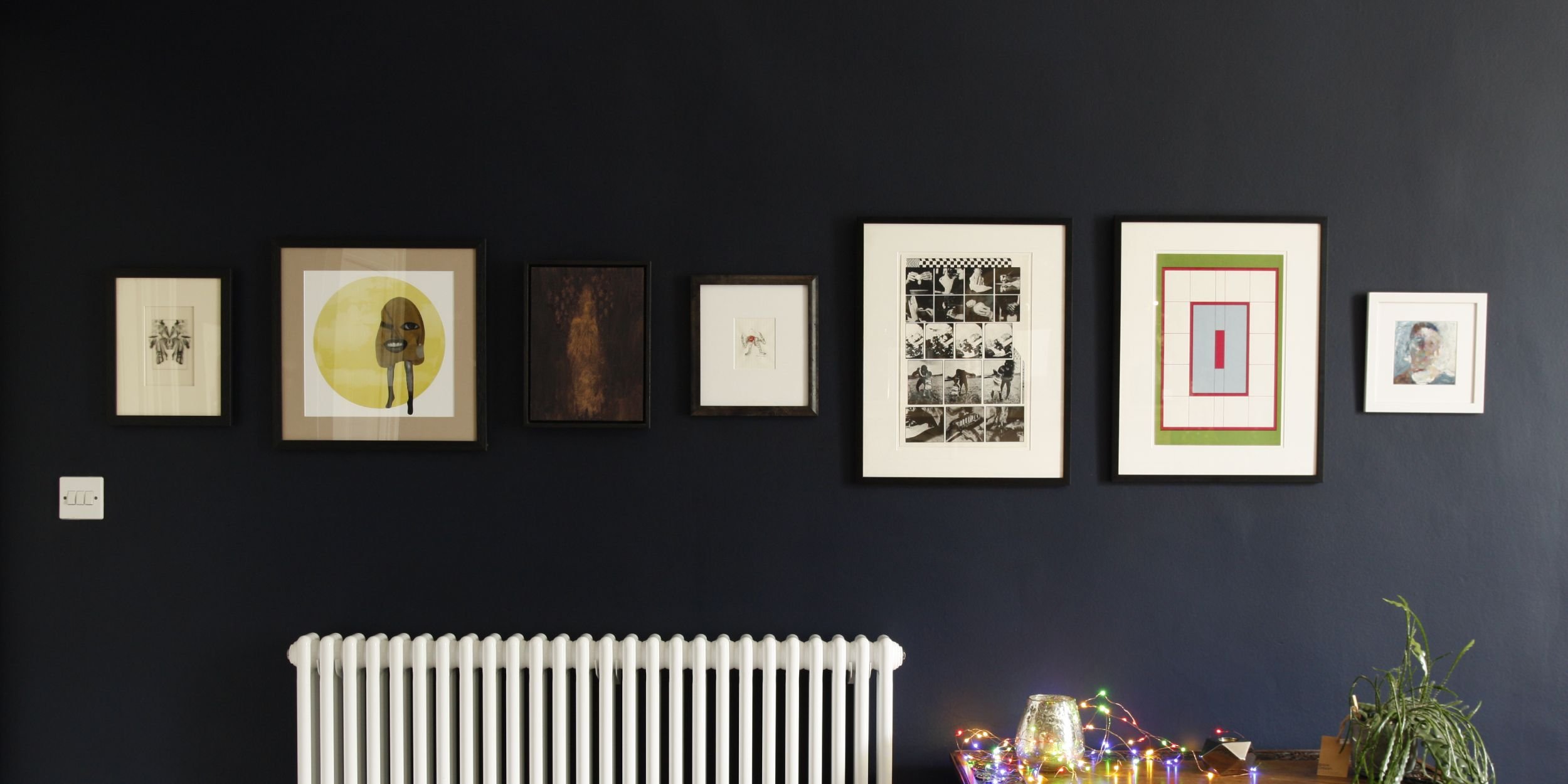 Gallery height hang, New Town, Edinburgh
